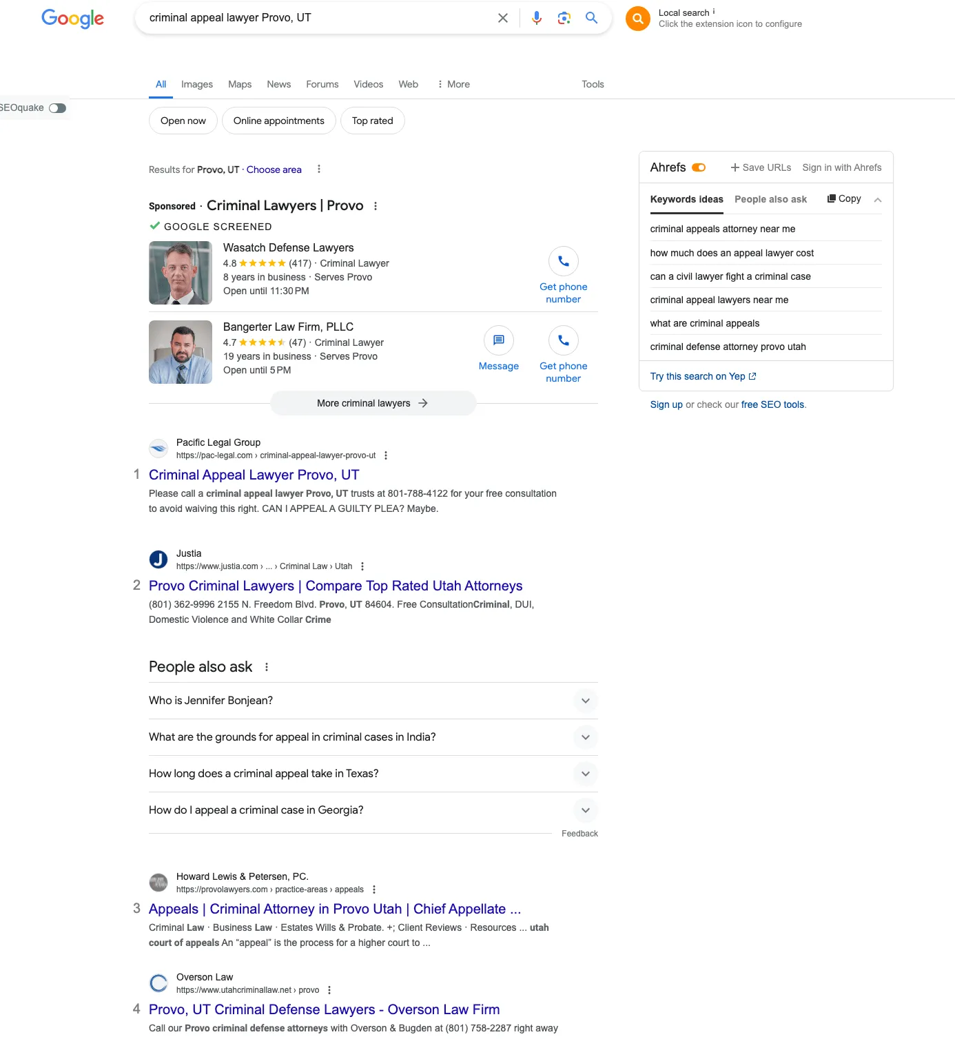 SEO Strategies To Enhance The Presence Of Criminal Defense Firms