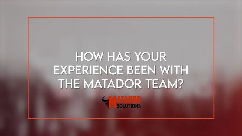 Video: How Has Your Experience Been with the Matador Team?, Marsh, Rickard & Bryan, P.C.